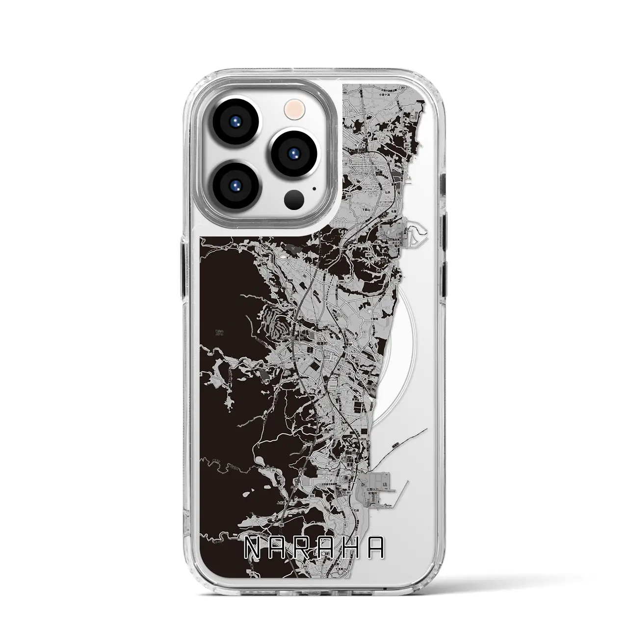 【楢葉（福島県）】地図柄iPhoneケース（MagSafeタイプ）