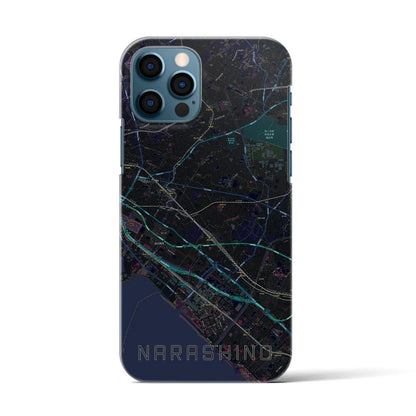 【習志野2（千葉県）】地図柄iPhoneケース（バックカバータイプ）