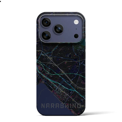 【習志野2（千葉県）】地図柄iPhoneケース（バックカバータイプ）