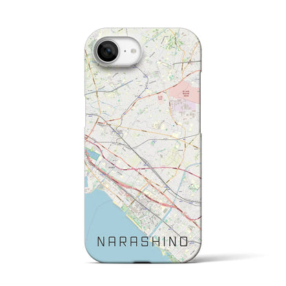 【習志野2（千葉県）】地図柄iPhoneケース（バックカバータイプ）