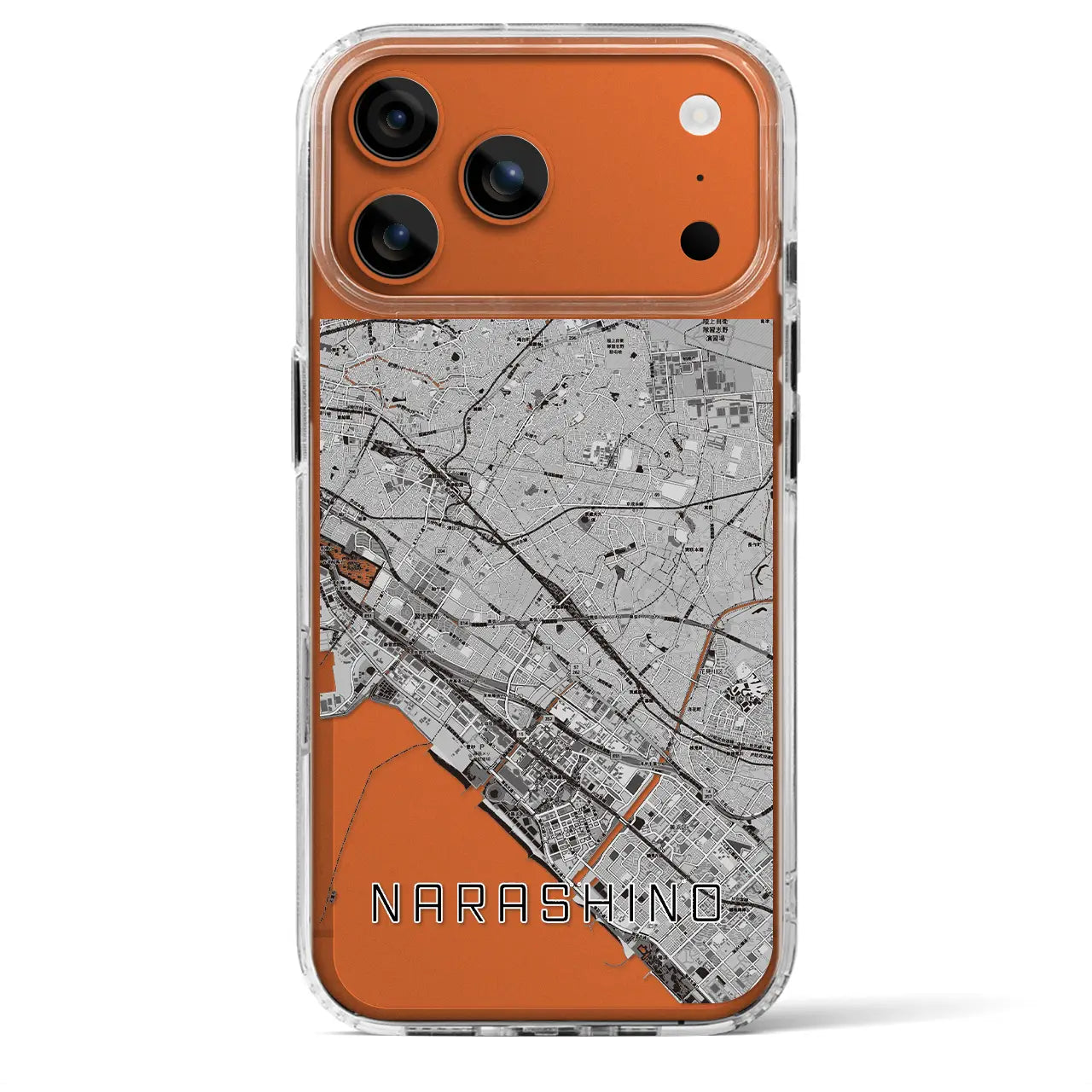 【習志野2（千葉県）】地図柄iPhoneケース（MagSafeタイプ）