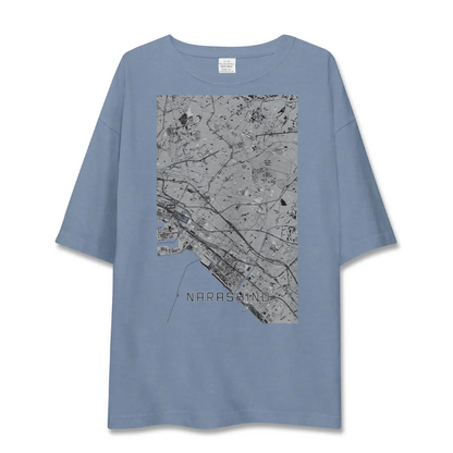 【習志野2（千葉県）】地図柄ビッグシルエットTシャツ