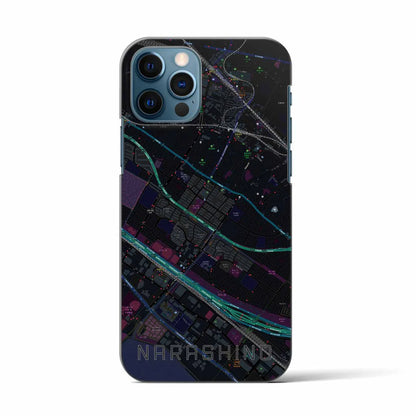 【習志野（千葉県）】地図柄iPhoneケース（バックカバータイプ）