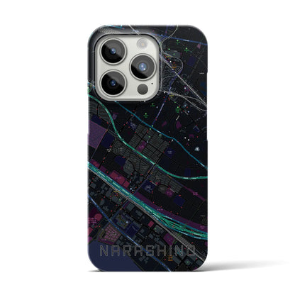 【習志野（千葉県）】地図柄iPhoneケース（バックカバータイプ）