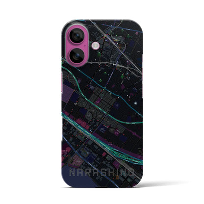 【習志野（千葉県）】地図柄iPhoneケース（バックカバータイプ）