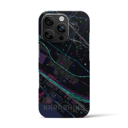 【習志野（千葉県）】地図柄iPhoneケース（バックカバータイプ）