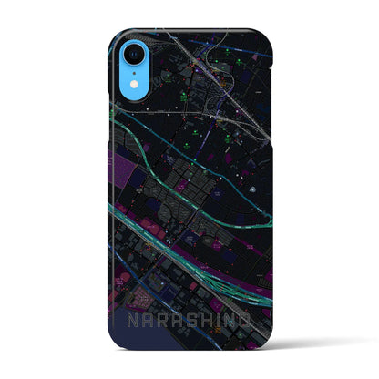 【習志野（千葉県）】地図柄iPhoneケース（バックカバータイプ）