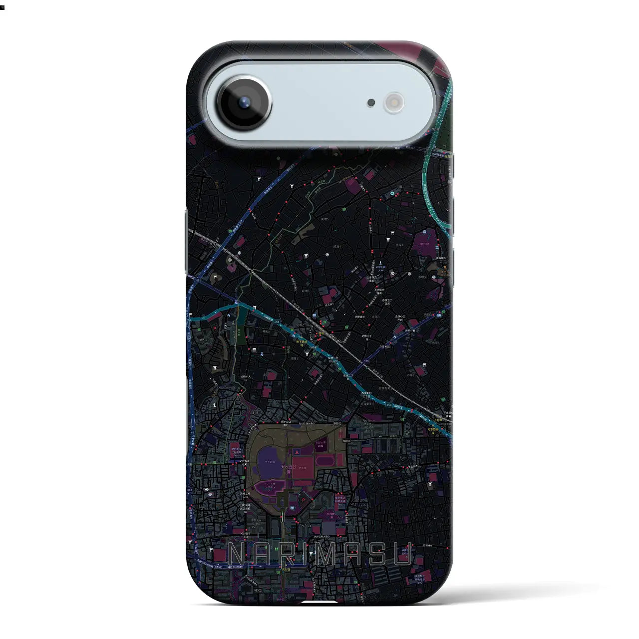 【成増（東京都）】地図柄iPhoneケース（バックカバータイプ）