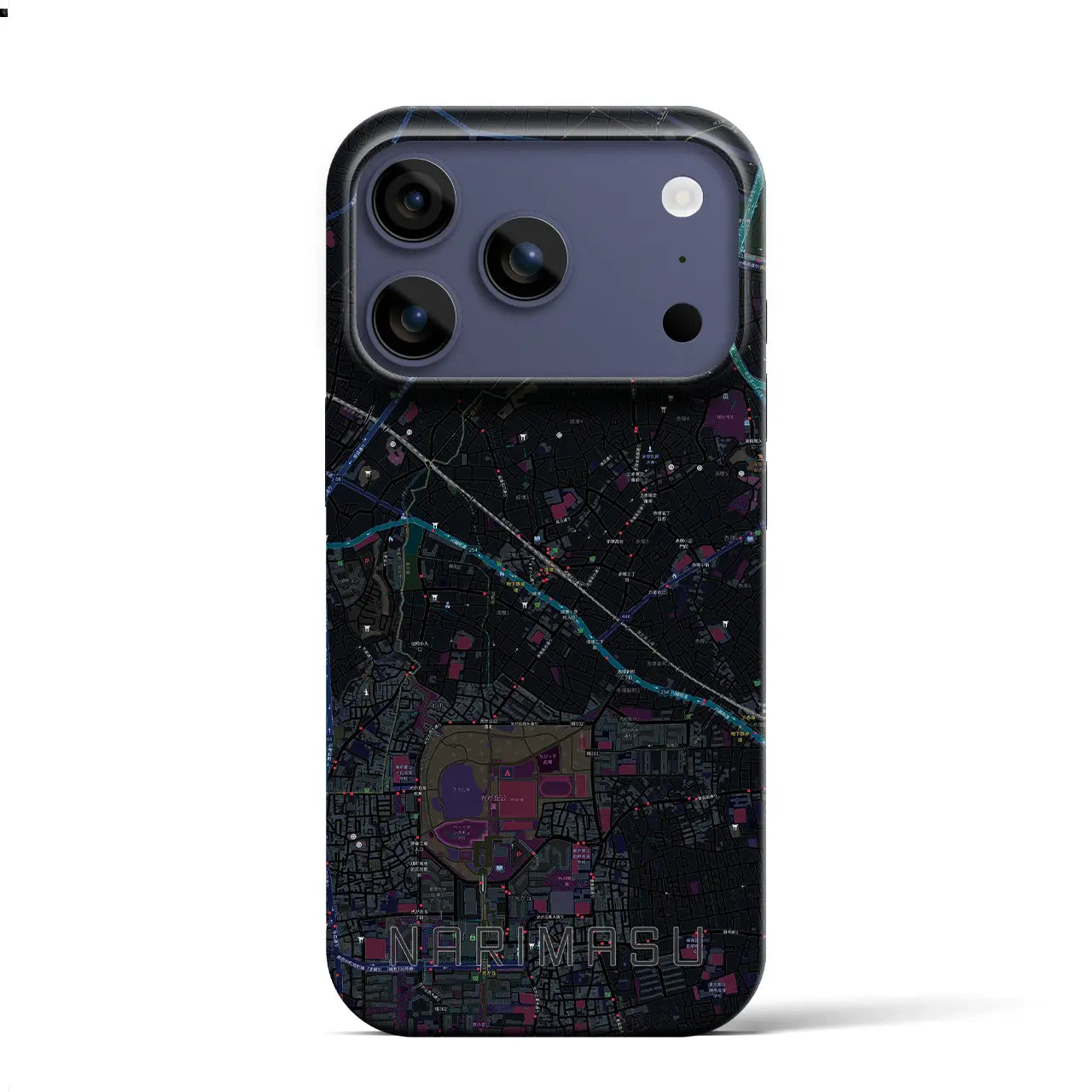 【成増（東京都）】地図柄iPhoneケース（バックカバータイプ）