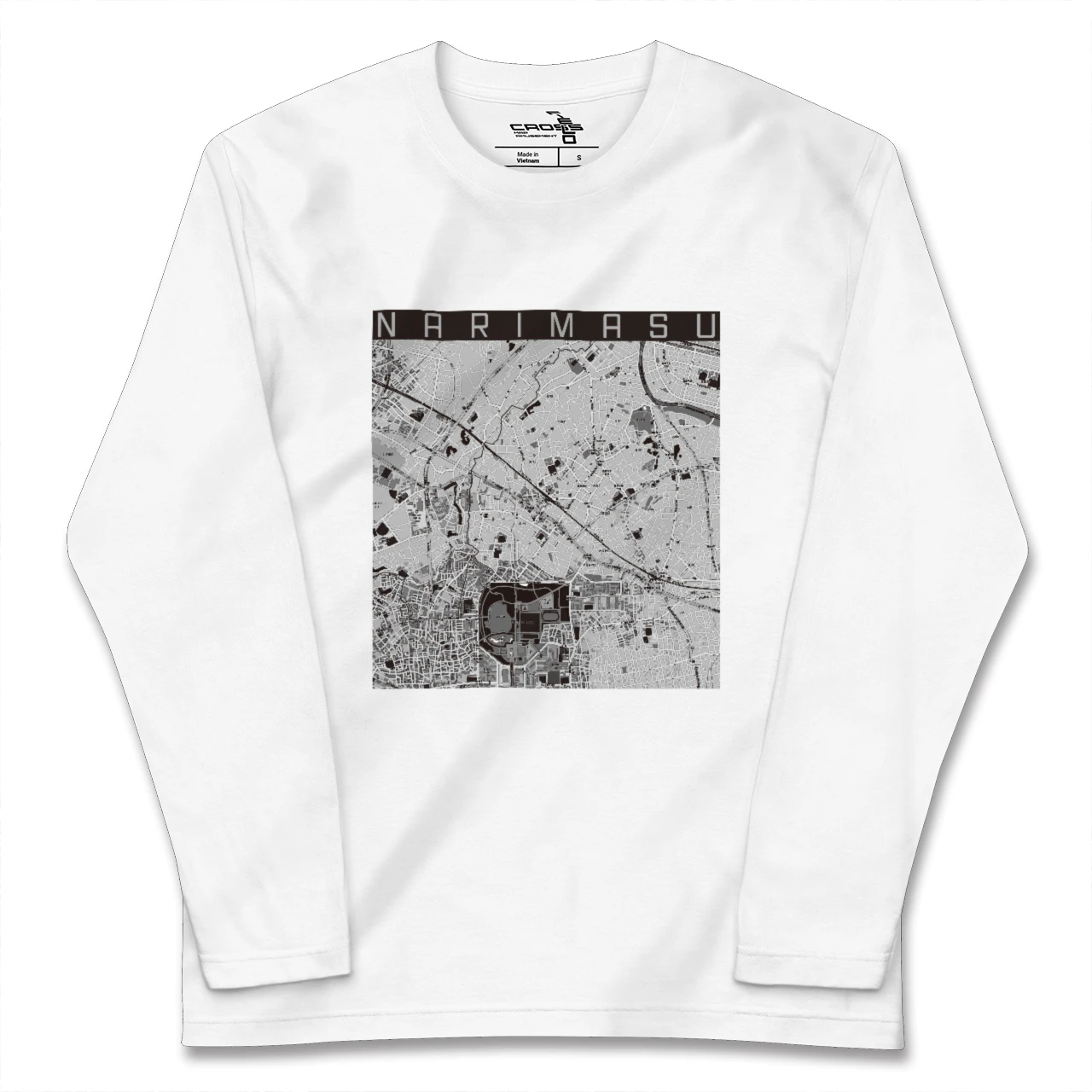 【成増（東京都）】地図柄ロングスリーブTシャツ