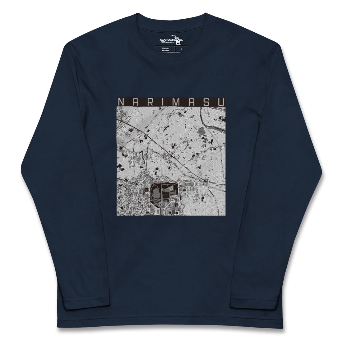 【成増（東京都）】地図柄ロングスリーブTシャツ