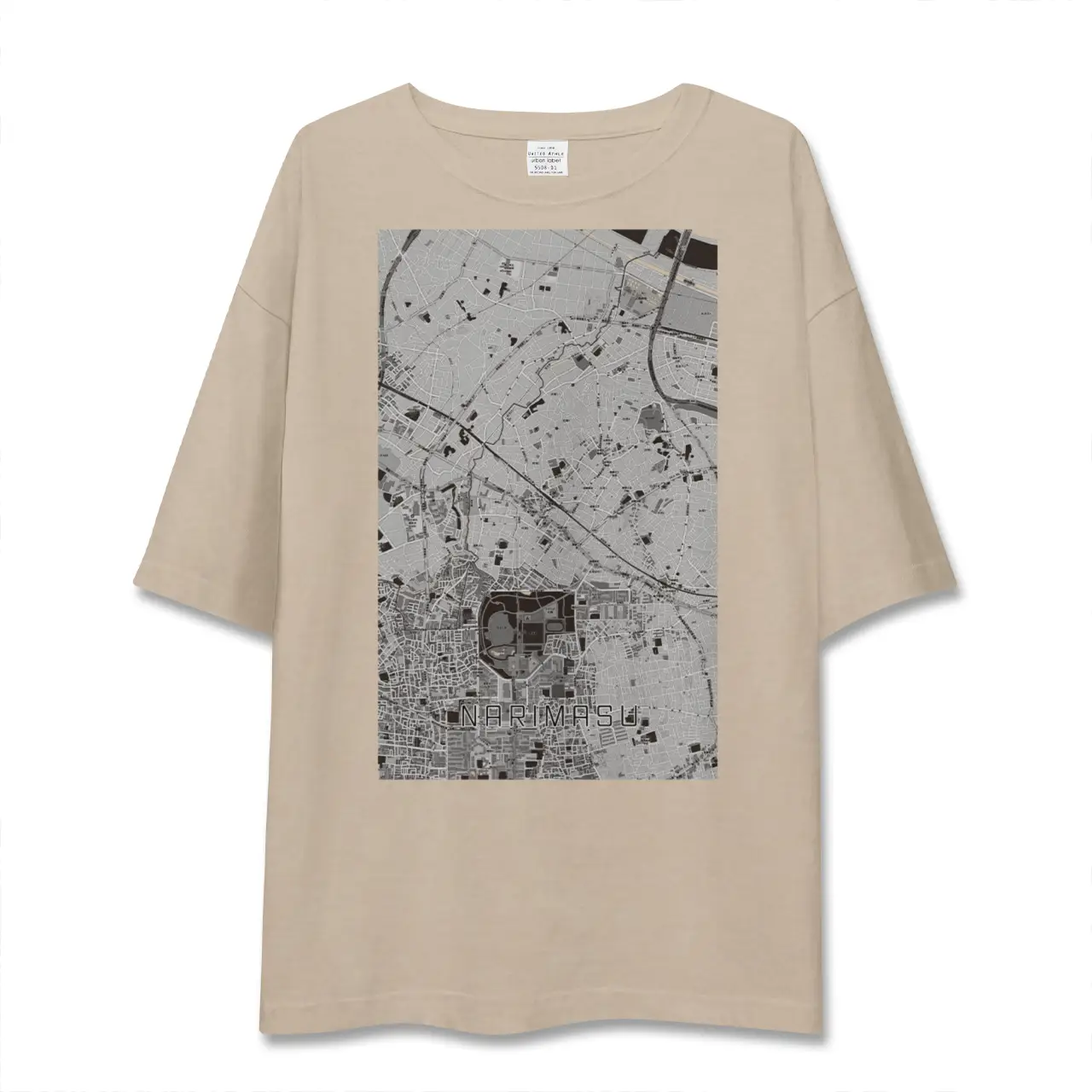 【成増（東京都）】地図柄ビッグシルエットTシャツ