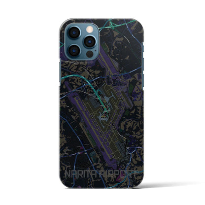 【成田空港（千葉県）】地図柄iPhoneケース（バックカバータイプ）