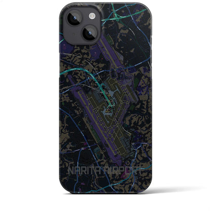 【成田空港（千葉県）】地図柄iPhoneケース（バックカバータイプ）