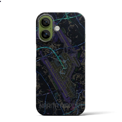 【成田空港（千葉県）】地図柄iPhoneケース（バックカバータイプ）