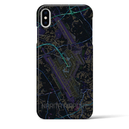 【成田空港（千葉県）】地図柄iPhoneケース（バックカバータイプ）