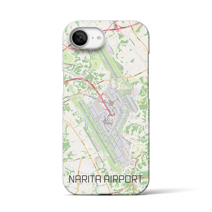 【成田空港（千葉県）】地図柄iPhoneケース（バックカバータイプ）