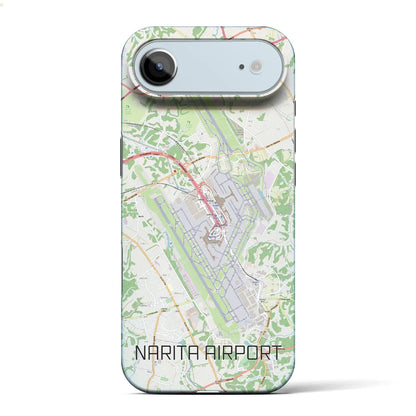 【成田空港（千葉県）】地図柄iPhoneケース（バックカバータイプ）