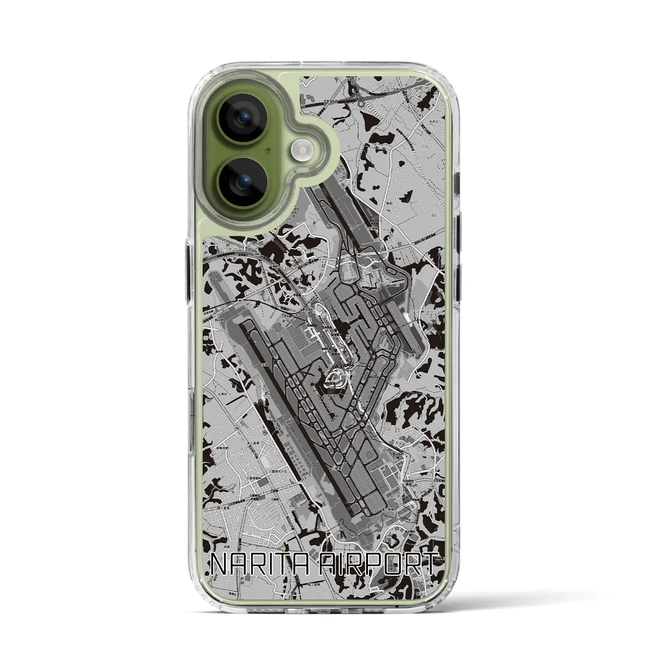 【成田空港（千葉県）】地図柄iPhoneケース（MagSafeタイプ）