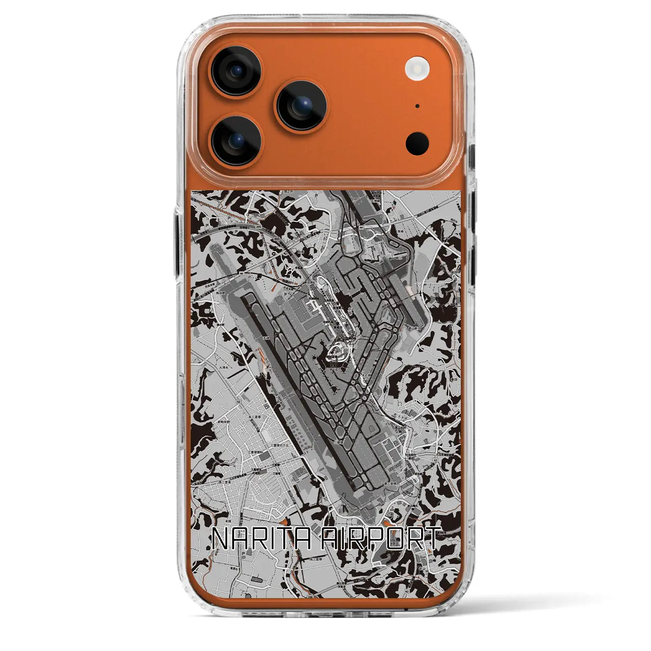 【成田空港（千葉県）】地図柄iPhoneケース（MagSafeタイプ）