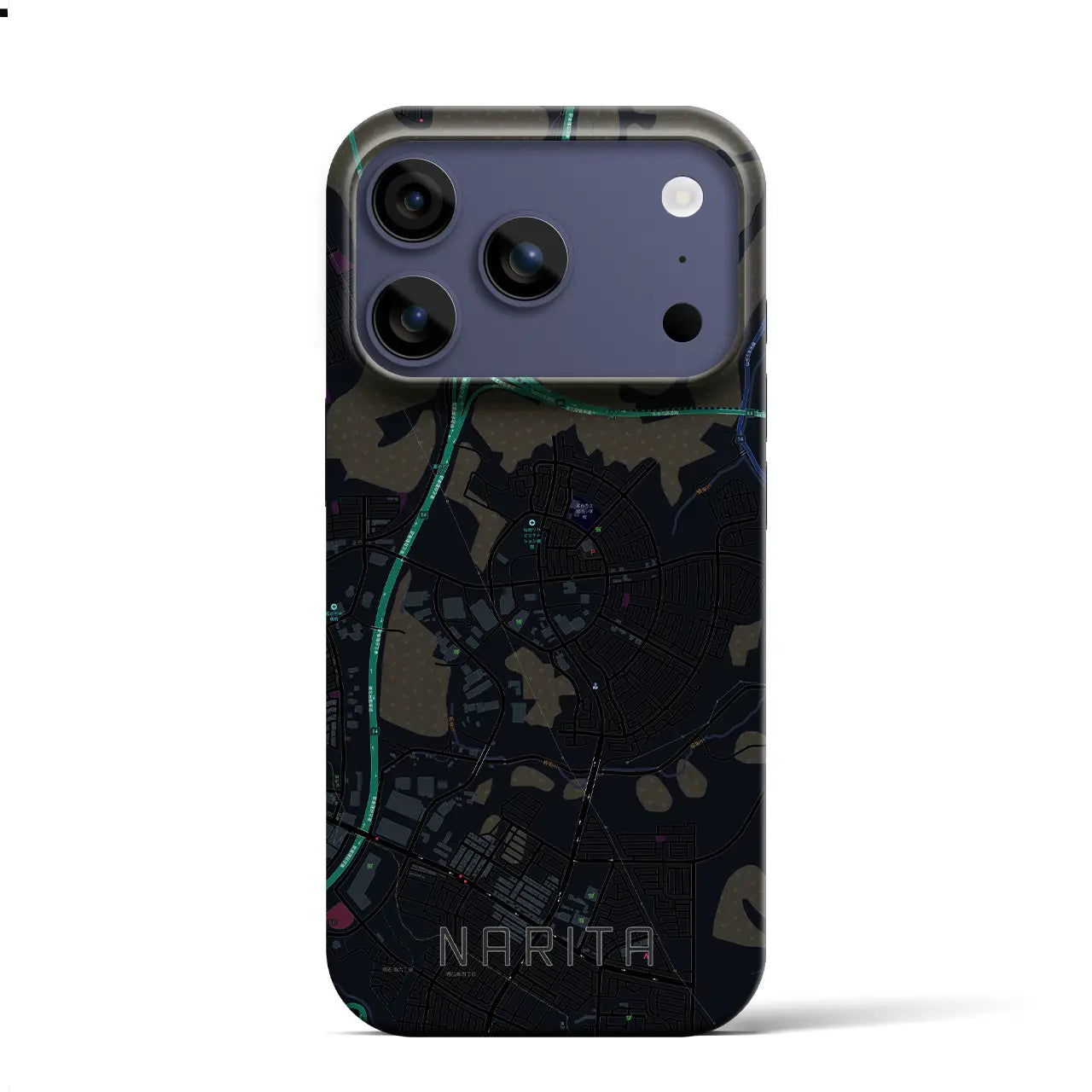 【成田（宮城県）】地図柄iPhoneケース（バックカバータイプ）