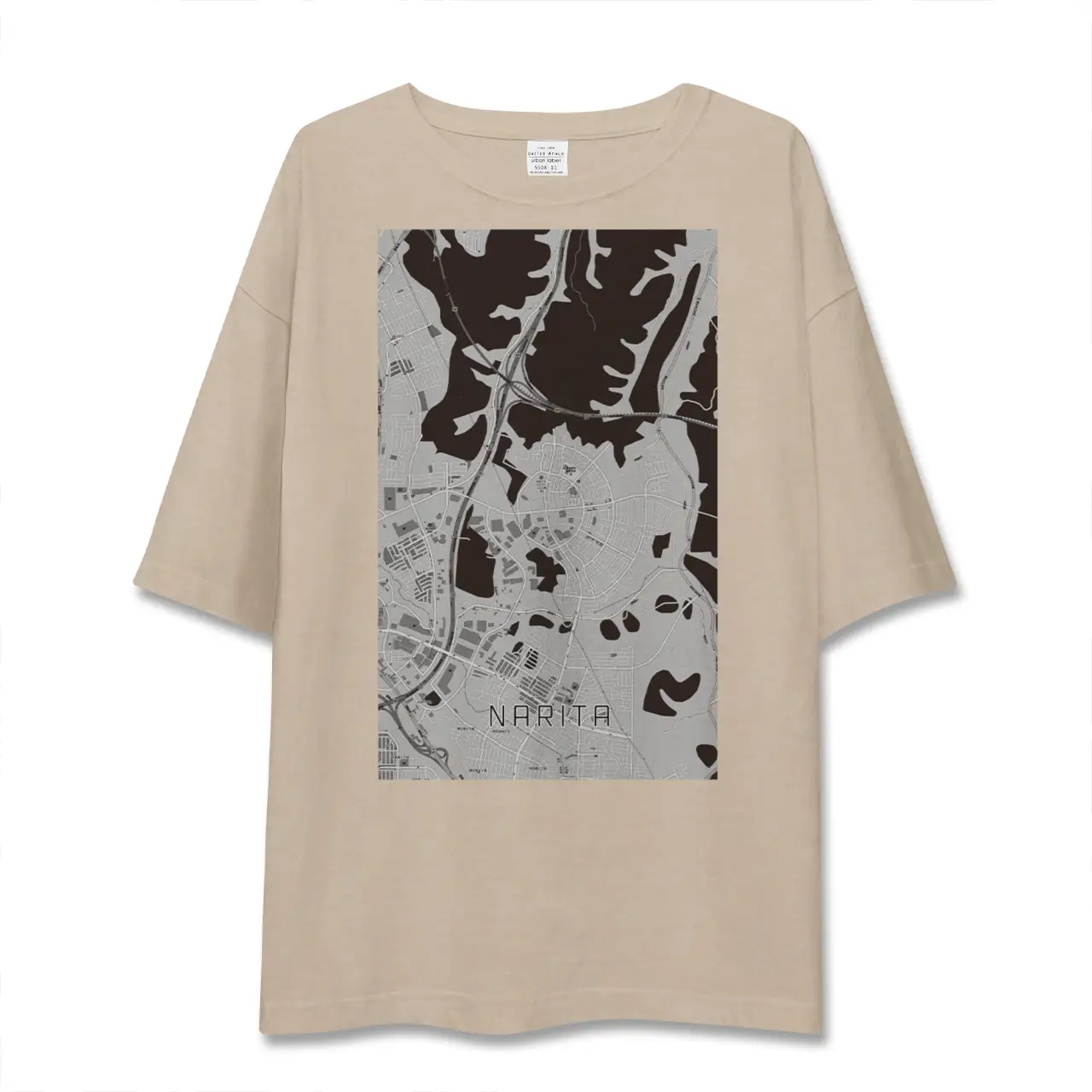 【成田（宮城県）（宮城県）】地図柄ビッグシルエットTシャツ
