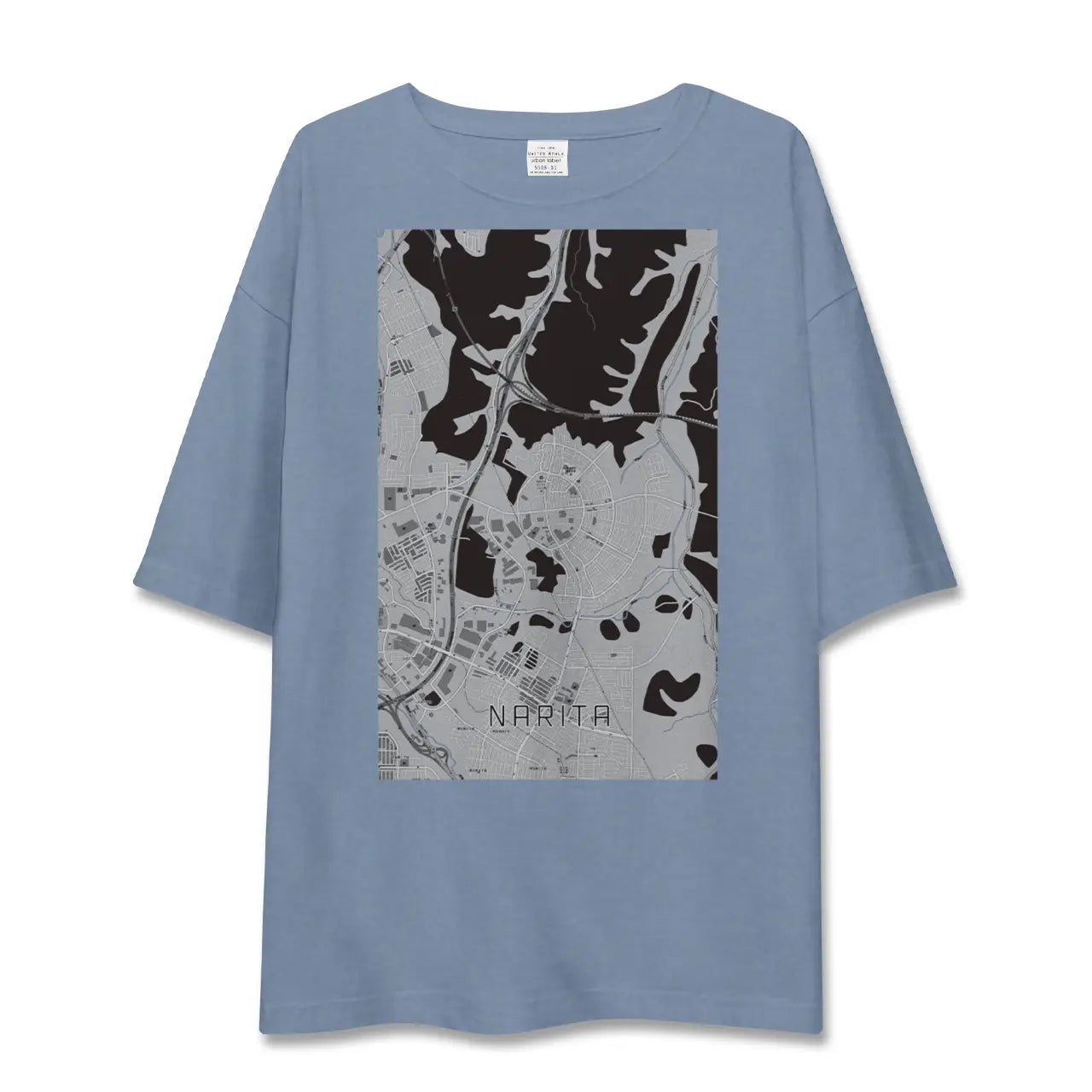 【成田（宮城県）（宮城県）】地図柄ビッグシルエットTシャツ