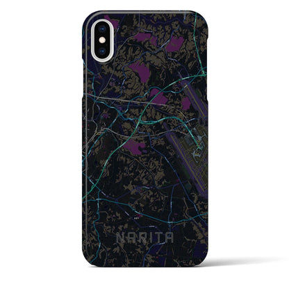 【成田（千葉県）】地図柄iPhoneケース（バックカバータイプ）