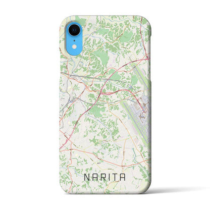 【成田（千葉県）】地図柄iPhoneケース（バックカバータイプ）