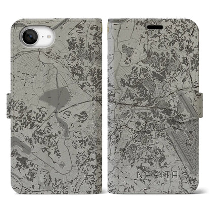 【成田（千葉県）】地図柄iPhoneケース（手帳タイプ）