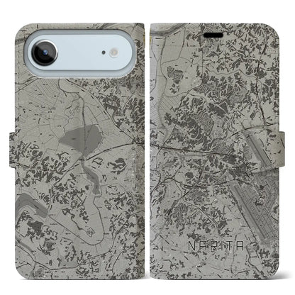 【成田（千葉県）】地図柄iPhoneケース（手帳タイプ）