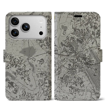 【成田（千葉県）】地図柄iPhoneケース（手帳タイプ）