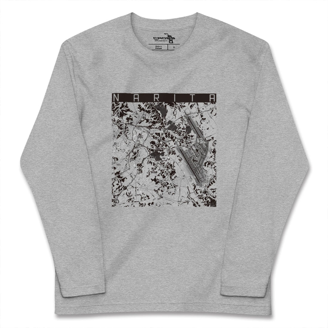 【成田(千葉県)】地図柄ロングスリーブTシャツ