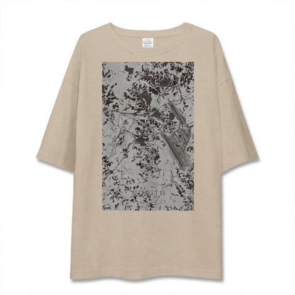 【成田（千葉県）】地図柄ビッグシルエットTシャツ