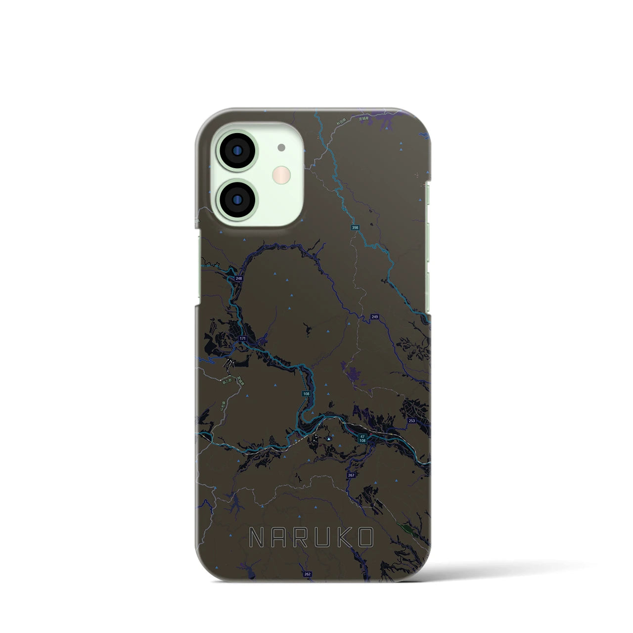 【鳴子（宮城県）】地図柄iPhoneケース（バックカバータイプ）