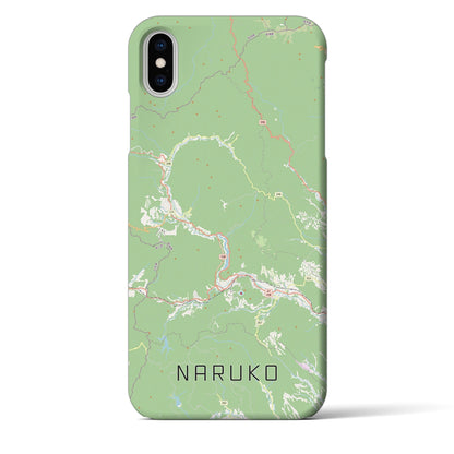 【鳴子（宮城県）】地図柄iPhoneケース（バックカバータイプ）