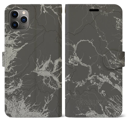 【鳴子（宮城県）】地図柄iPhoneケース（手帳タイプ）