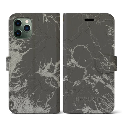 【鳴子（宮城県）】地図柄iPhoneケース（手帳タイプ）