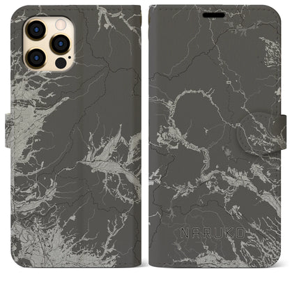 【鳴子（宮城県）】地図柄iPhoneケース（手帳タイプ）