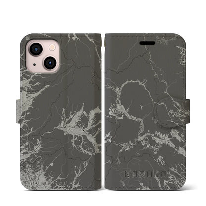 【鳴子（宮城県）】地図柄iPhoneケース（手帳タイプ）