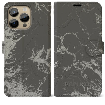 【鳴子（宮城県）】地図柄iPhoneケース（手帳タイプ）