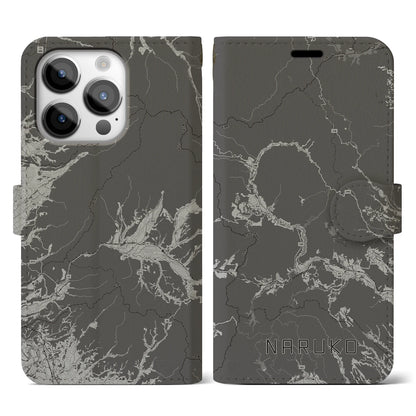 【鳴子（宮城県）】地図柄iPhoneケース（手帳タイプ）