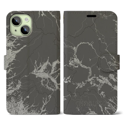 【鳴子（宮城県）】地図柄iPhoneケース（手帳タイプ）