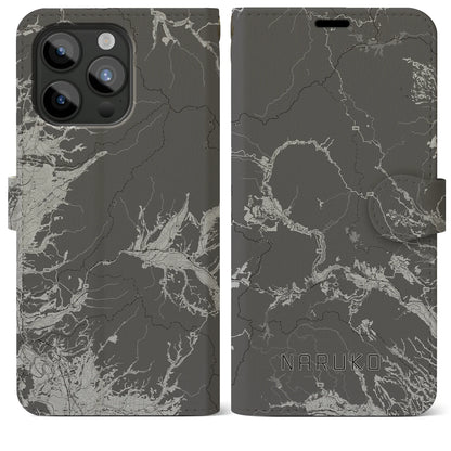 【鳴子（宮城県）】地図柄iPhoneケース（手帳タイプ）