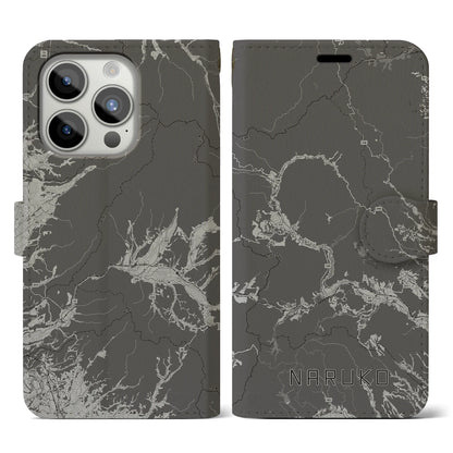 【鳴子（宮城県）】地図柄iPhoneケース（手帳タイプ）