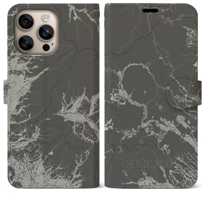 【鳴子（宮城県）】地図柄iPhoneケース（手帳タイプ）