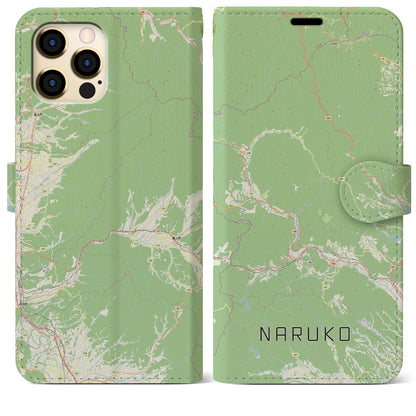 【鳴子（宮城県）】地図柄iPhoneケース（手帳タイプ）