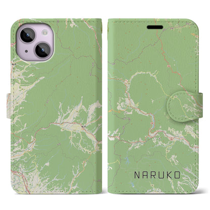 【鳴子（宮城県）】地図柄iPhoneケース（手帳タイプ）