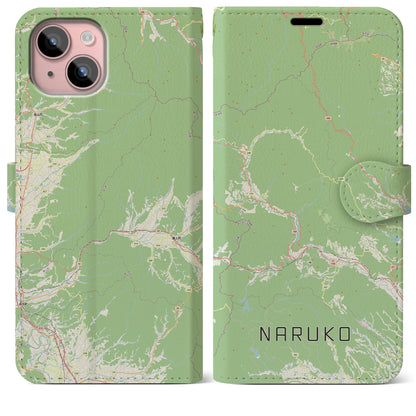 【鳴子（宮城県）】地図柄iPhoneケース（手帳タイプ）