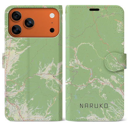 【鳴子（宮城県）】地図柄iPhoneケース（手帳タイプ）